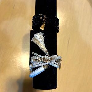 2 various beaded Bracelets